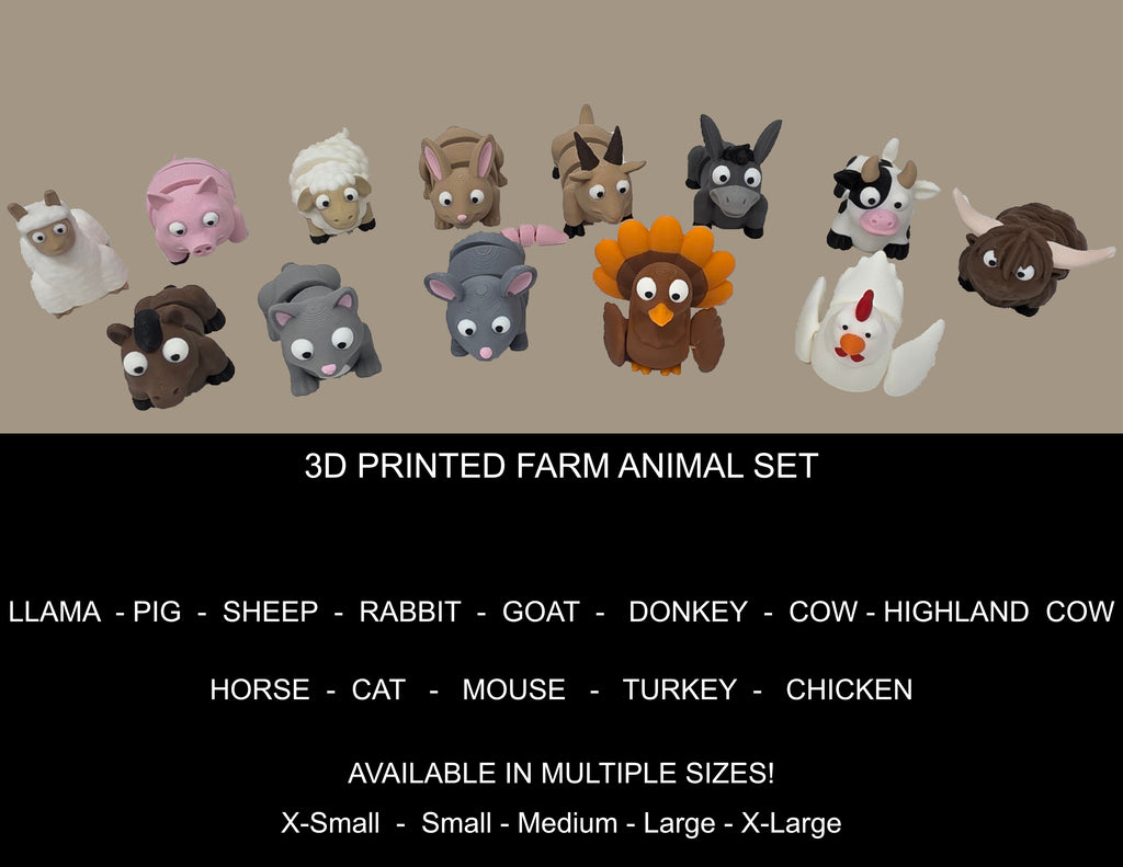 13 Pc Farm animal set
